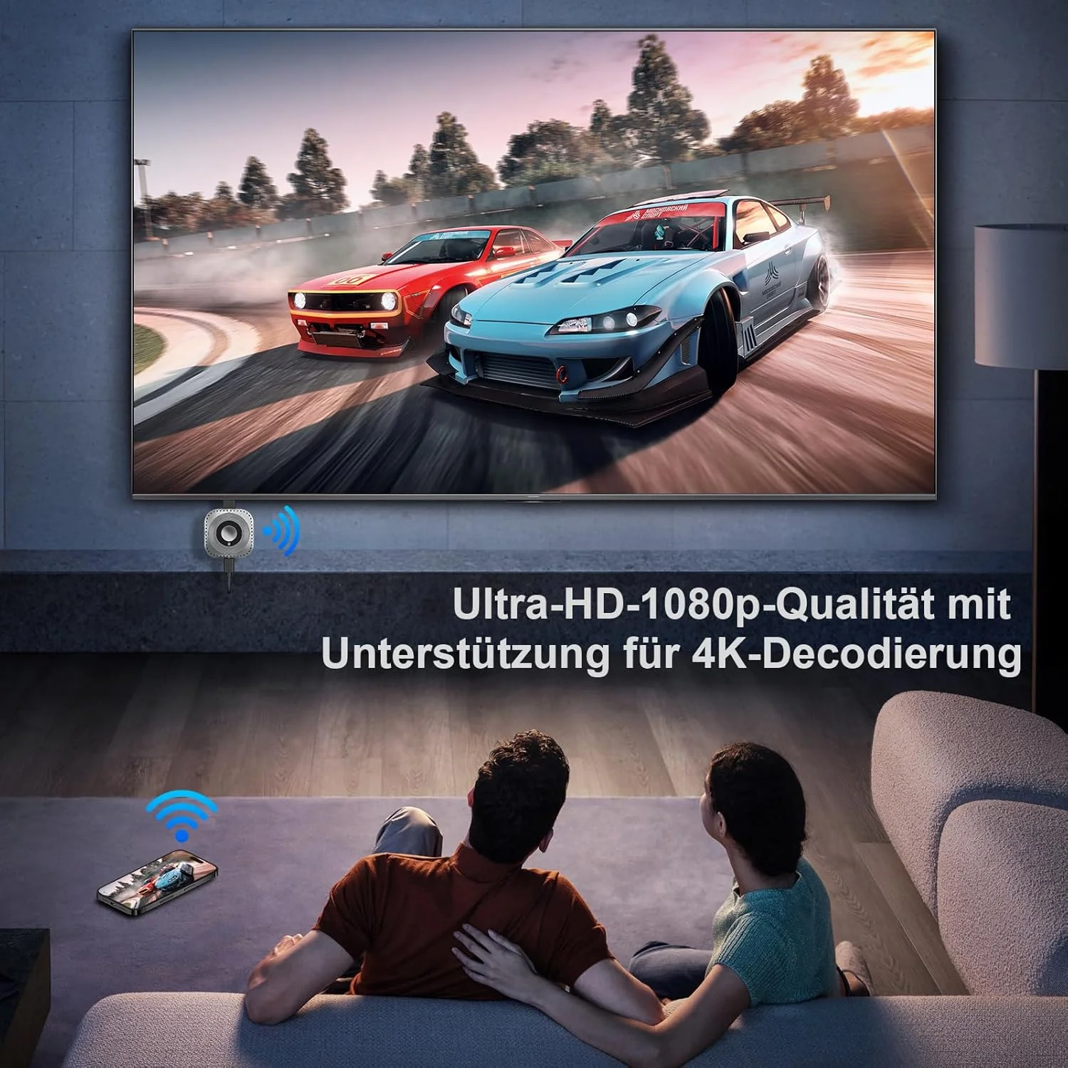 دانگل HDMI وایرلس Miracast، دانگل استریمینگ قابل حمل برای انتقال فایل های ویدئویی و صوتی از دستگاه های آیفون، آیپد، اندروید و iOS به پروژکتور مانیتور HDTV با پشتیبانی از Miracast AirPlay دانگل HDMI وایرلس Miracast، دانگل استریمینگ قابل حمل برای انتقال فایل های ویدئویی و صوتی از دستگاه های آیفون، آیپد، اندروید و iOS به پروژکتور مانیتور HDTV با پشتیبانی از Miracast AirPlay