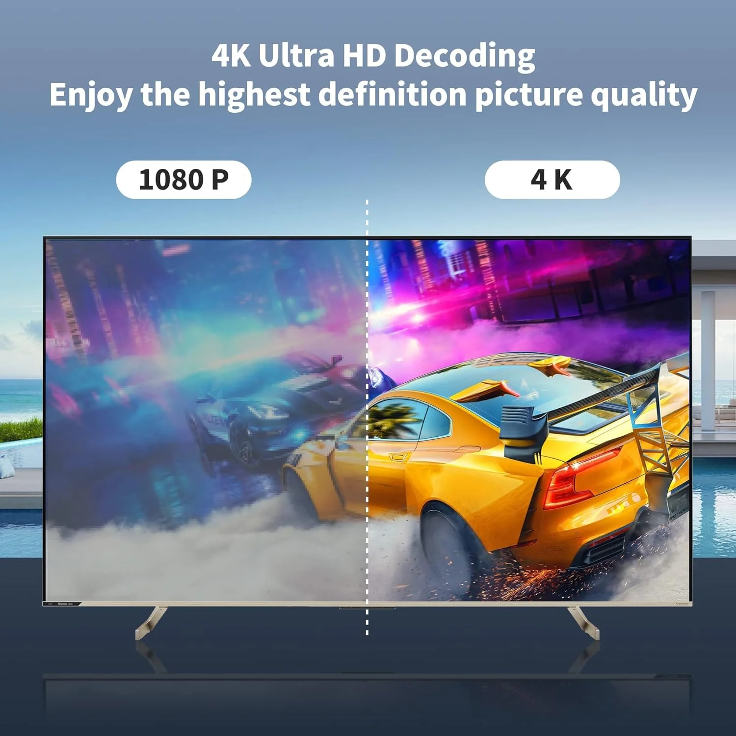 دانگل آداپتور نمایشگر HDMI بی سیم MAKINGTEC 4K، گیرنده بی سیم، توسعه دهنده بی سیم HDMI ویدئو/صوتی/فایل رسانه ای جریانی از لپ تاپ، کامپیوتر، تلفن هوشمند به پروژکتور مانیتور HDTV