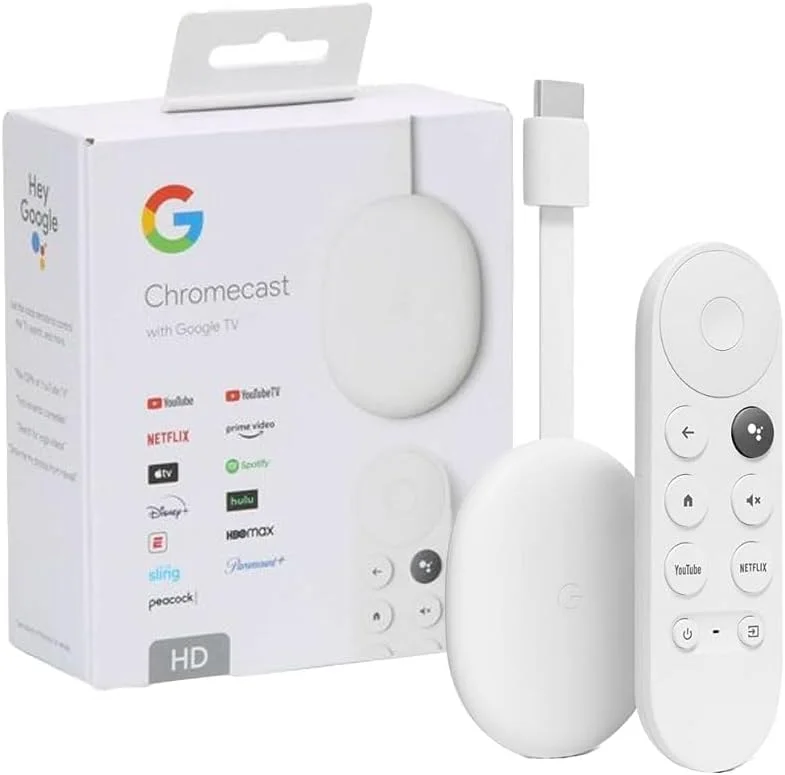 دستگاه پخش جریانی MIICAM Google Chromecast با Google TV - HD به همراه ریموت کنترل صوتی - دسترسی به نتفلیکس، یوتیوب، پرایم ویدیو، هولو، اسپاتیفای و غیره - نصب آسان - سازگار با اندروید و iOS دستگاه پخش جریانی MIICAM Google Chromecast با Google TV - HD به همراه ریموت کنترل صوتی - دسترسی به نتفلیکس، یوتیوب، پرایم ویدیو، هولو، اسپاتیفای و غیره - نصب آسان - سازگار با اندروید و iOS