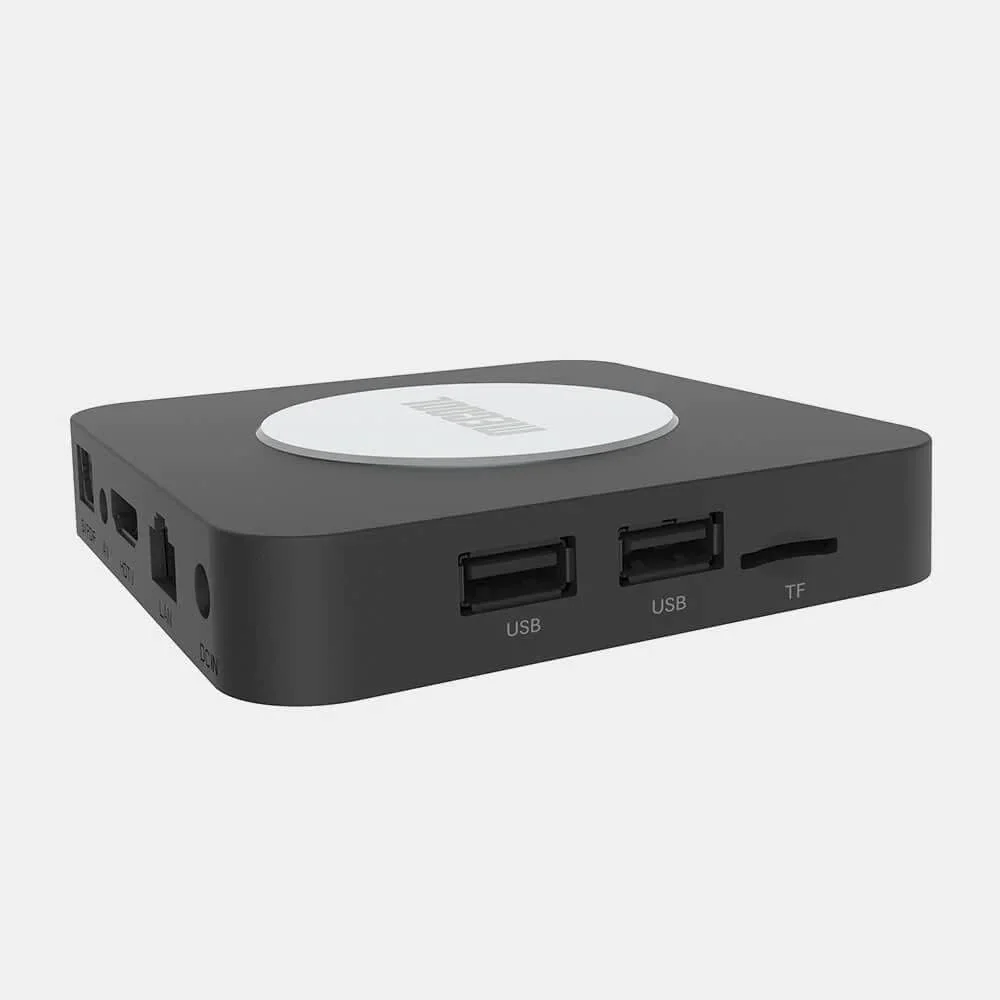 دستگاه پخش جریانی 4K تایید شده توسط نتفلیکس و گوگل MECOOL KM2 PLUS، اندروید تی وی اسمارت باکس، مجهز به پردازنده چهارهسته‌ای S905X4-B A55 با AV1 HDR. اجرا بر روی آخرین سیستم اندروید تی وی اندروید 11