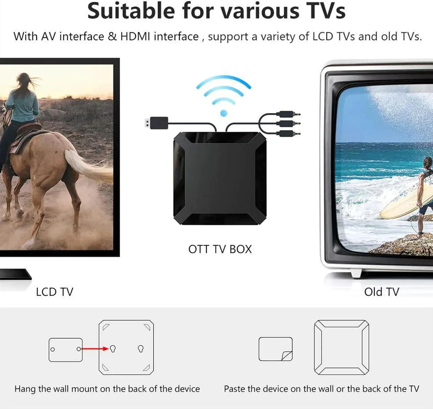 جعبه تلویزیون 4K Mhepzol، دستگاه پخش جریانی HD، گیرنده تلویزیون پخش کننده چند رسانه ای 4K، نسخه جهانی 16 گیگابایتی، FULL HD سینمایی، دستگاه پخش جریانی با HDR/Dolby Vision جعبه تلویزیون 4K Mhepzol، دستگاه پخش جریانی HD، گیرنده تلویزیون پخش کننده چند رسانه ای 4K، نسخه جهانی 16 گیگابایتی، FULL HD سینمایی، دستگاه پخش جریانی با HDR/Dolby Vision