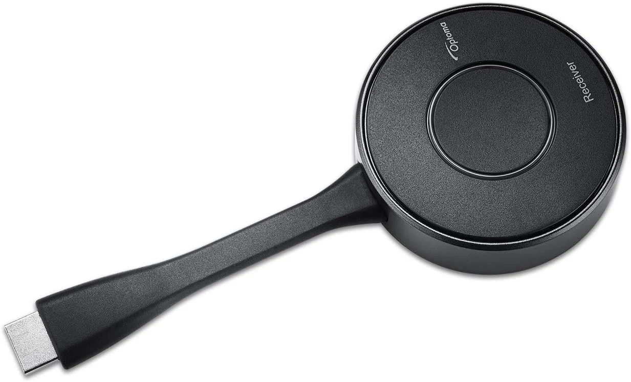 گیرنده بی‌سیم Optoma QuickCast Pro-4K | لوازم جانبی برای سیستم نمایش و ارائه بی‌سیم برای پخش محتوای 4K UHD، فرستنده مورد نیاز است (QCP-4K-HDMIRX)