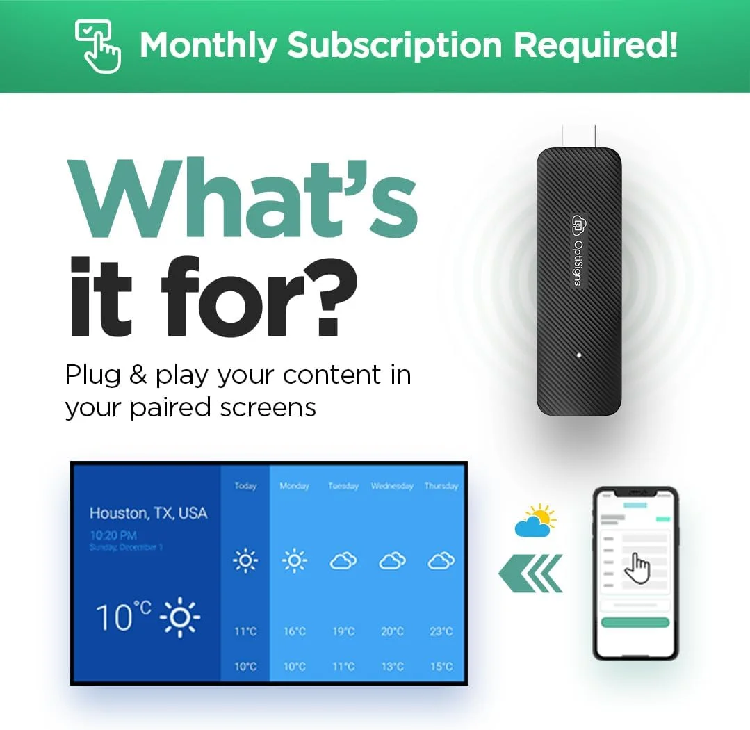 دستگاه پخش کننده ساینیج دیجیتال اندروید OptiSigns