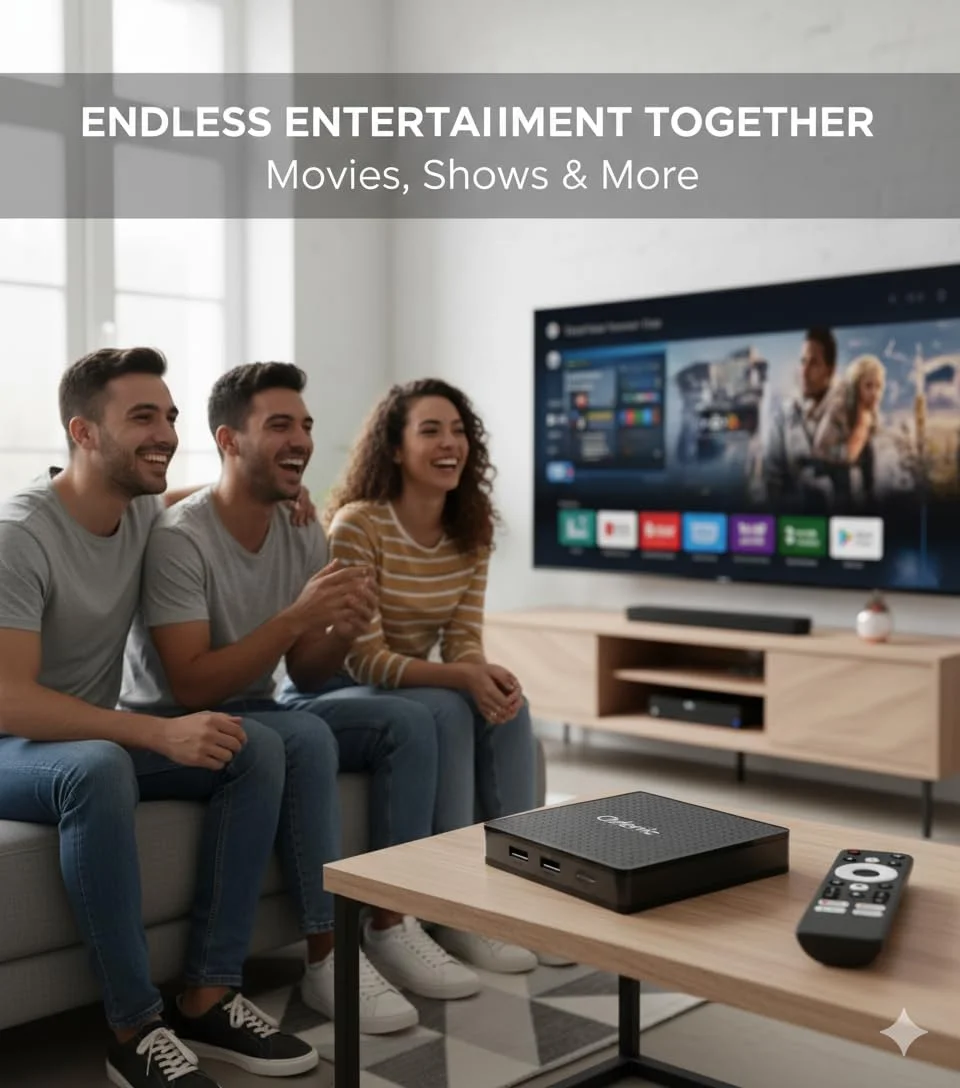 اندروید باکس 4K اورلنیک X5، مدیا پلیر چهار هسته ای H313 با پردازنده گرافیکی G31، وای فای دو بانده و بلوتوث 5.0، رم 2 گیگابایتی + حافظه 16 گیگابایتی، استریم، بازی، برنامه ها، ارتقاء تلویزیون هوشمند