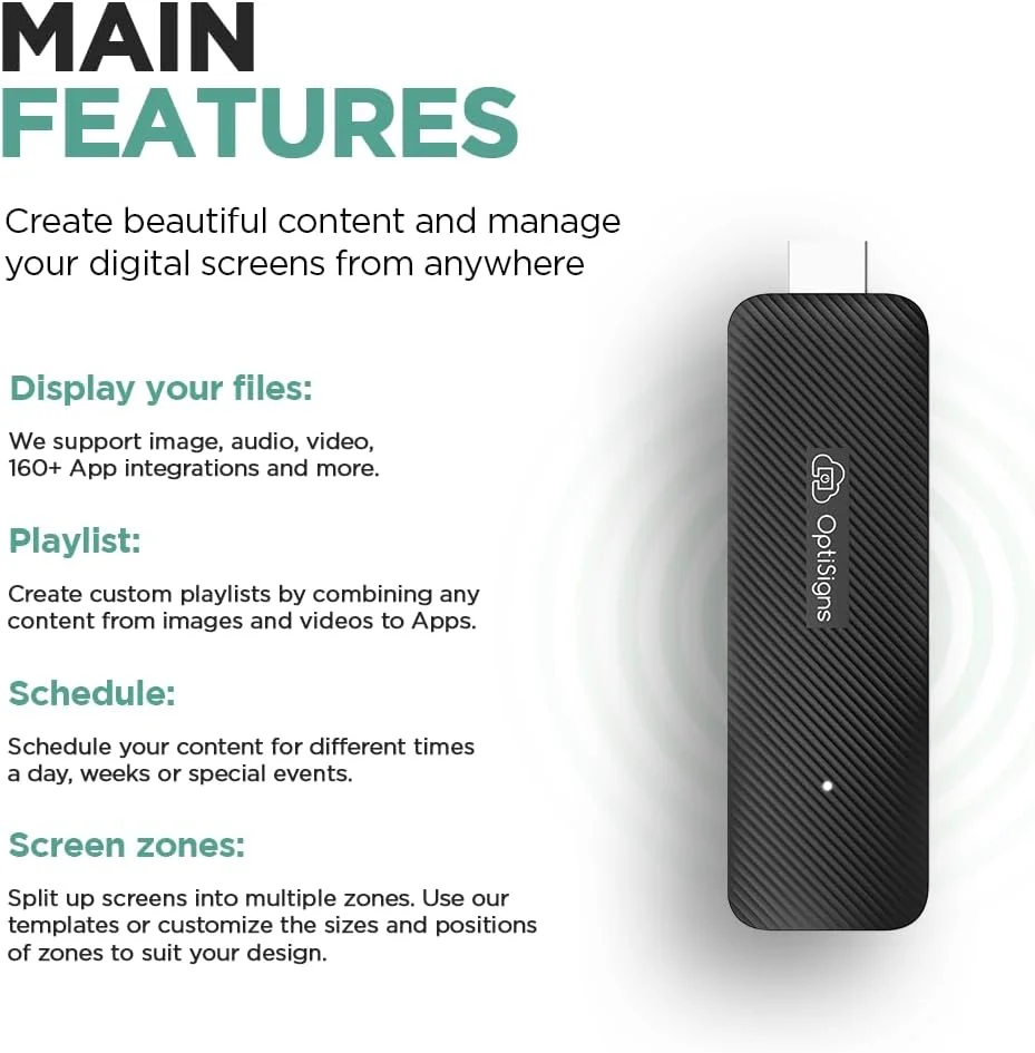 دستگاه پخش کننده ساینیج دیجیتال اندروید OptiSigns