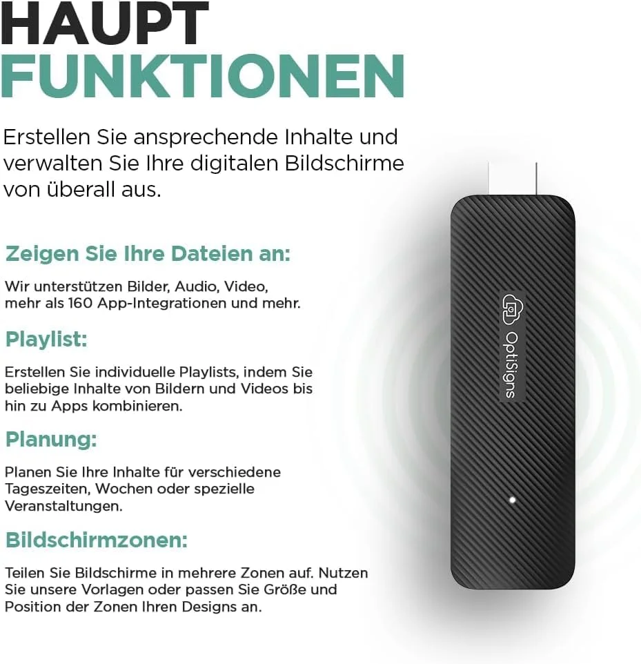 دستگاه پخش کننده ساینیج دیجیتال اندروید OptiSigns - دوشاخه EU