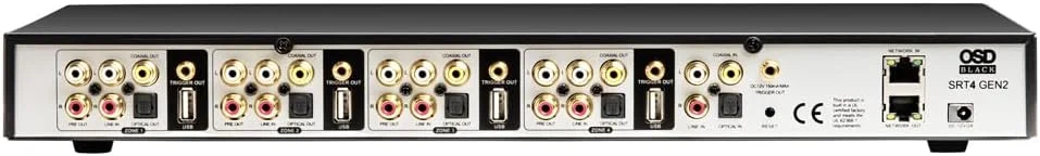 استریمر صوتی 4 زون OSD Audio SRT4 GEN2 با کنترل از طریق اپلیکیشن، سازگار با iOS و Android، سازگار با Airplay، تریگر 12 ولت استریمر صوتی 4 زون OSD Audio SRT4 GEN2 با کنترل از طریق اپلیکیشن، سازگار با iOS و Android، سازگار با Airplay، تریگر 12 ولت