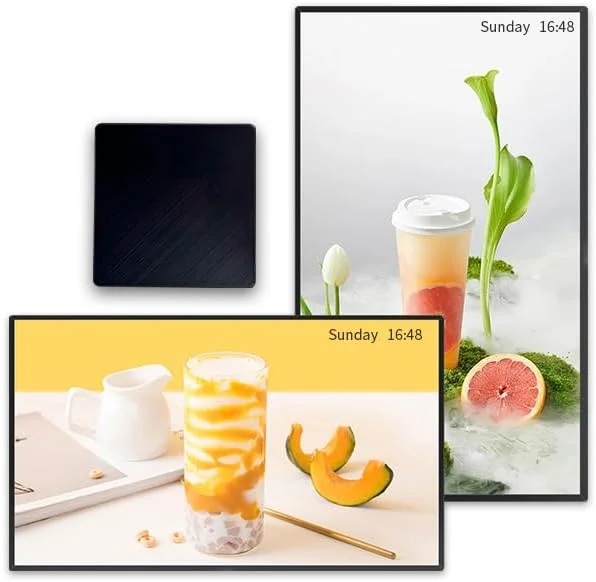 دستگاه پخش کننده دیجیتال ساینیج Lunzn 2+16G برای نمایش تبلیغات منوی رستوران (YM06 (2+16G))