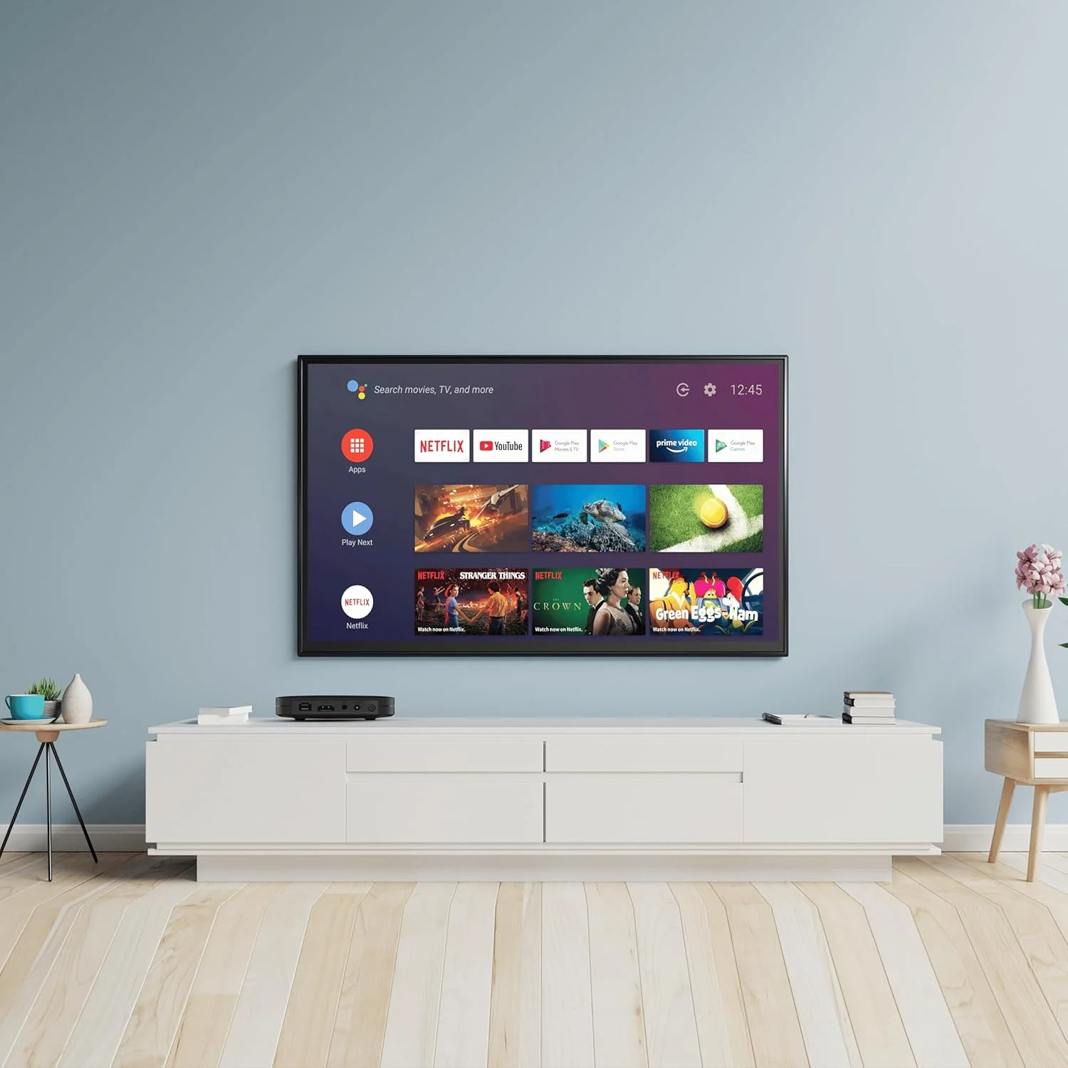 اندروید باکس تلویزیون پورودو، 1080p Full HD، رم 2 گیگابایتی، حافظه 8 گیگابایتی، کنترل صوتی، کنترل از راه دور بلوتوث BLE، پردازنده چهار هسته ای، اندروید 9، وای فای 5G دو بانده، HDMI، USB، LAN، خروجی AV، سرگرمی خانگی - مشکی اندروید باکس تلویزیون پورودو، 1080p Full HD، رم 2 گیگابایتی، حافظه 8 گیگابایتی، کنترل صوتی، کنترل از راه دور بلوتوث BLE، پردازنده چهار هسته ای، اندروید 9، وای فای 5G دو بانده، HDMI، USB، LAN، خروجی AV، سرگرمی خانگی - مشکی