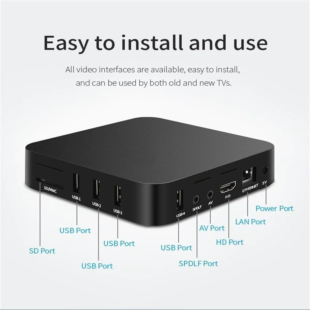 پخش کننده 4K 5G Pro TV Box | اندروید 10 HD | ست تاپ باکس تلویزیون اینترنتی پخش کننده 4K 5G Pro TV Box | اندروید 10 HD | ست تاپ باکس تلویزیون اینترنتی