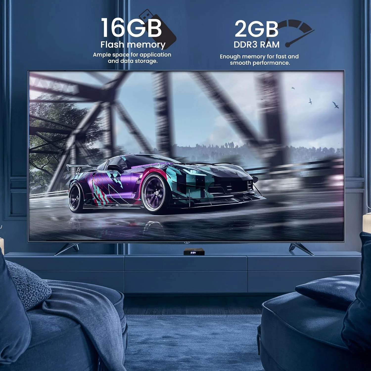 استریم چند رسانه ای Leyf Pro Max 4K Android 11 با 2 گیگابایت رم و 16 گیگابایت حافظه فلش، وای فای، بلوتوث و HDMI