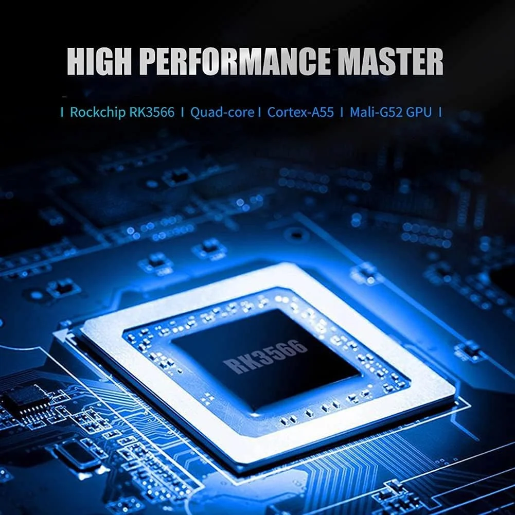 اندروید باکس 11.0 LIROM مدل T95 PLUS با پردازنده چهار هسته ای RK3566 Cortex-A55 64 بیتی، وای فای دو بانده 2.4 گیگاهرتز/5 گیگاهرتز، رزولوشن 8K 4K Ultra HD، بلوتوث 4.0، اترنت 1000M، 4 گیگابایت رم + 32 گیگابایت حافظه داخلی