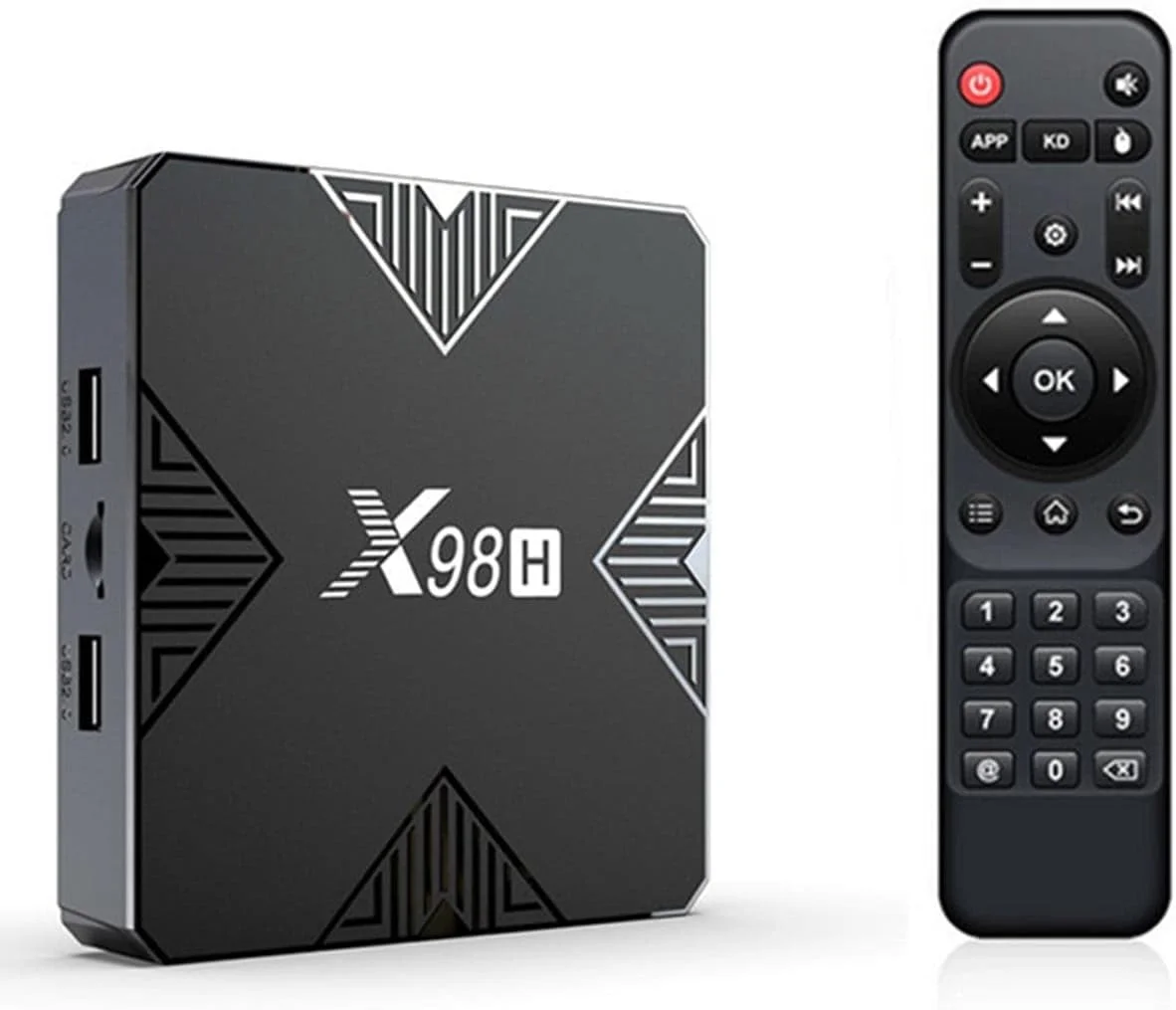 اندروید باکس تلویزیون LIROM نسخه 12.0، با 4 گیگابایت رم + 32 گیگابایت حافظه داخلی، جعبه هوشمند تلویزیون با وای فای دوگانه سریع 1000M، پشتیبانی از AV1/ H.265/ 4K UHD/ 3D/ 2.4G-5G/ USB 2.0/ BT 5.1، ست تاپ باکس، 2 گیگابایت رم + 16 گیگابایت حافظه داخلی