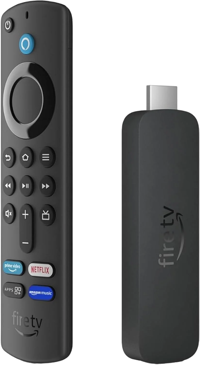 دستگاه پخش جریانی Fiire TV Stick 4K با پشتیبانی از Wi-Fi 6، تماشای رایگان و زنده تلویزیون با ریموت صوتی الکسا و پشتیبانی از Dolby Vision