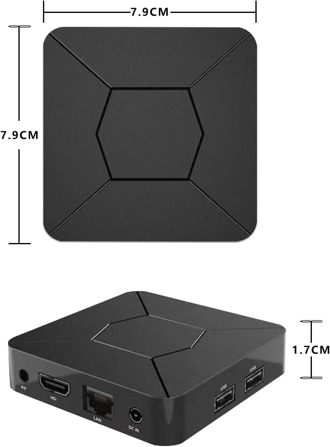 جعبه کامپیوتر هوشمند 4K با پخش جریانی 8K UHD، رم 2 گیگابایتی، حافظه 8 گیگابایتی، Allwinner H313، ریموت صوتی، اترنت جعبه کامپیوتر هوشمند 4K با پخش جریانی 8K UHD، رم 2 گیگابایتی، حافظه 8 گیگابایتی، Allwinner H313، ریموت صوتی، اترنت