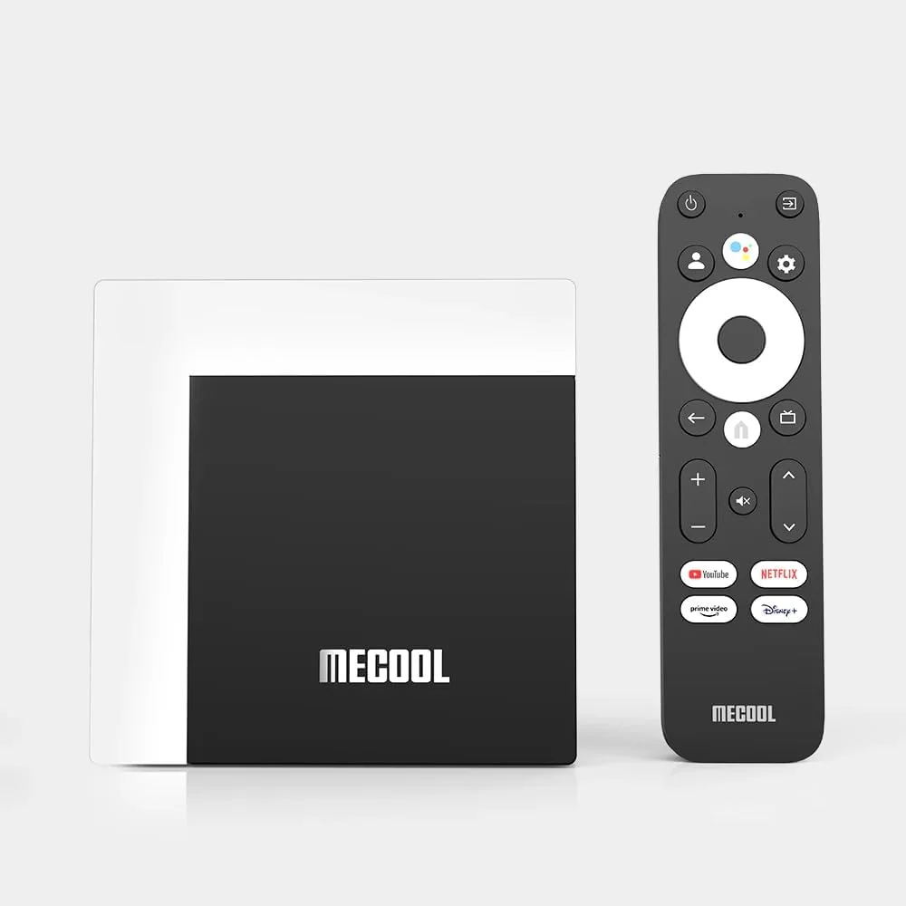 دستگاه پخش جدید MECOOL Google Tv Box KM7 Plus Ultra HD 4K، چهارهسته‌ای Amlogic S905Y4 A35، سیستم عامل اصلی Android 11 GTV Google TV