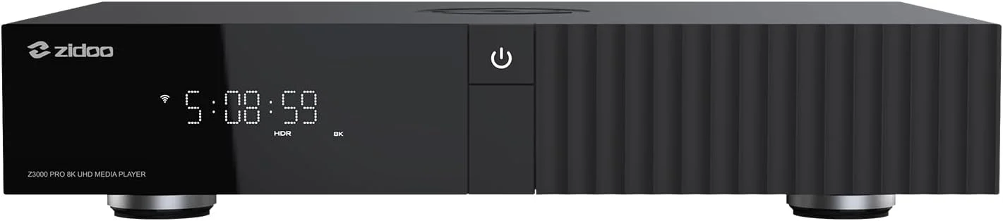 مدیا پلیر 8K زیدو Z3000 PRO، پردازنده Amlogic S928X-K با 6G+64G، سیستم عامل 8K Android 11، پشتیبانی از DV، HDR10+ و تمام فناوری HDR، BDMV/ISO