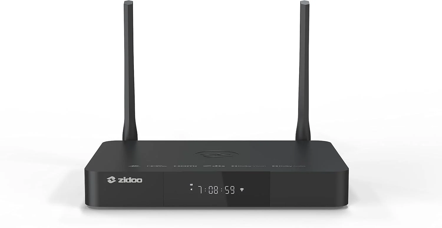 مدیا پلیر 4K HDR زیدو Z9X PRO، اندروید باکس 4K، سیستم عامل اندروید 11، پردازنده چهارهسته‌ای 64 بیتی RTD1619BPD با 4 گیگابایت رم + 32 گیگابایت حافظه داخلی، موتور کیفیت تصویر VS10، HDR10+MKV، برای پخش ویدیو و صدا