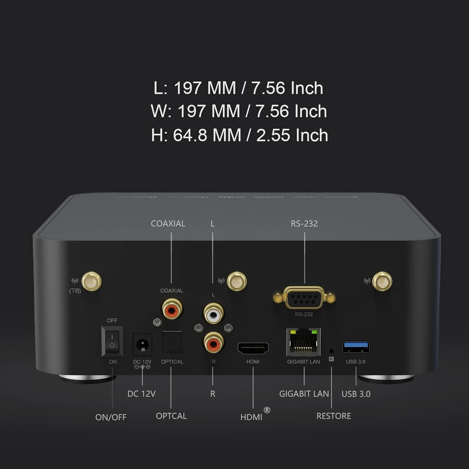 مدیا پلیر 8K زیدو Z30 PRO، پردازنده Amlogic S928X-K با 6 گیگابایت رم + 64 گیگابایت حافظه داخلی، DV، HDR10+، اندروید 11، BDMV/ISO، جایگاه هارد دیسک