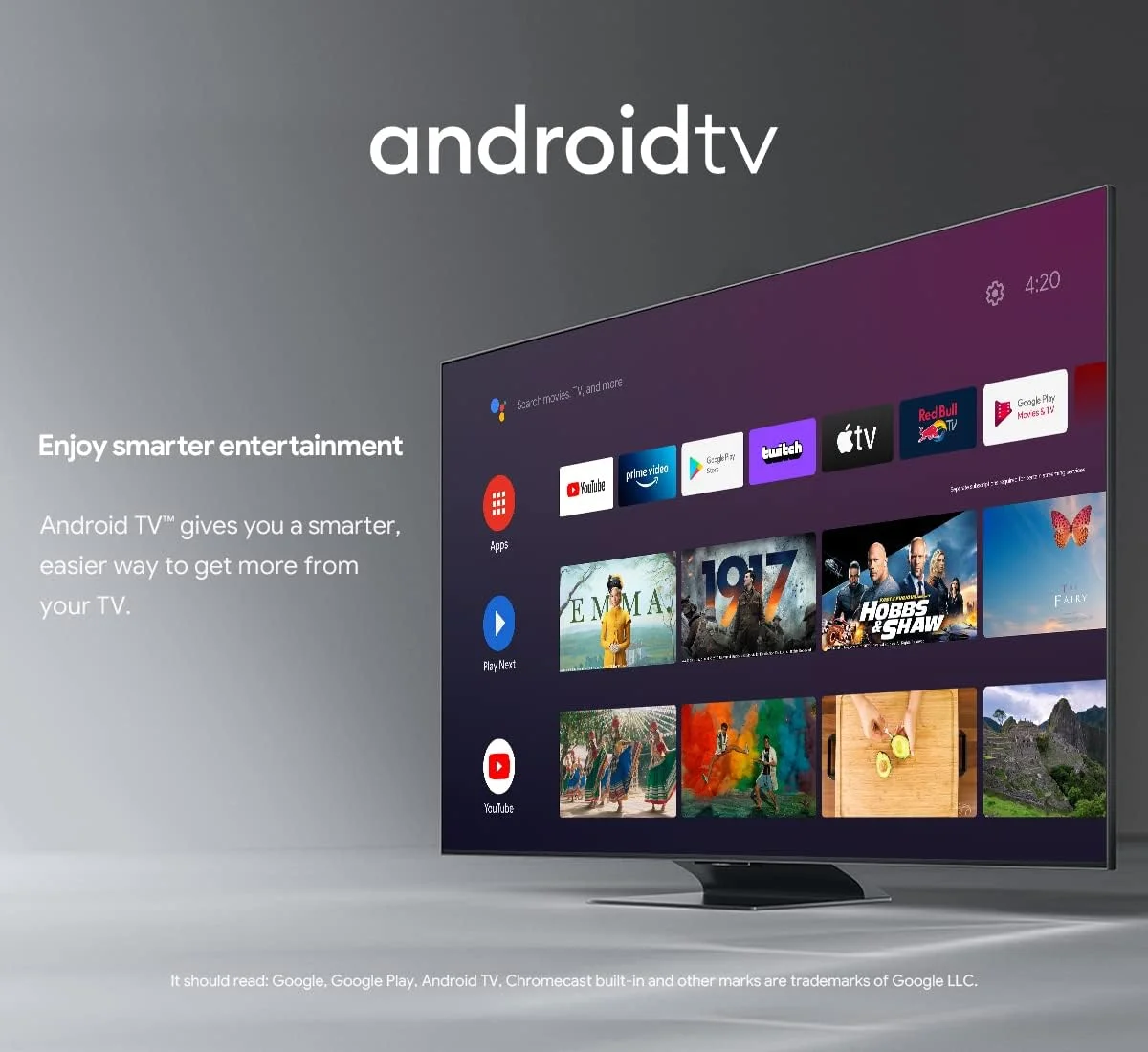 اندروید باکس هوشمند ZUMKUNM MECOOL KM2 Plus، پخش کننده رسانه ای Android TV 11، دستگاه پخش 4K Ultra HD با دستیار صوتی گوگل، Netflix Prime Video یکپارچه، WiFi 5 با بلوتوث 5.0