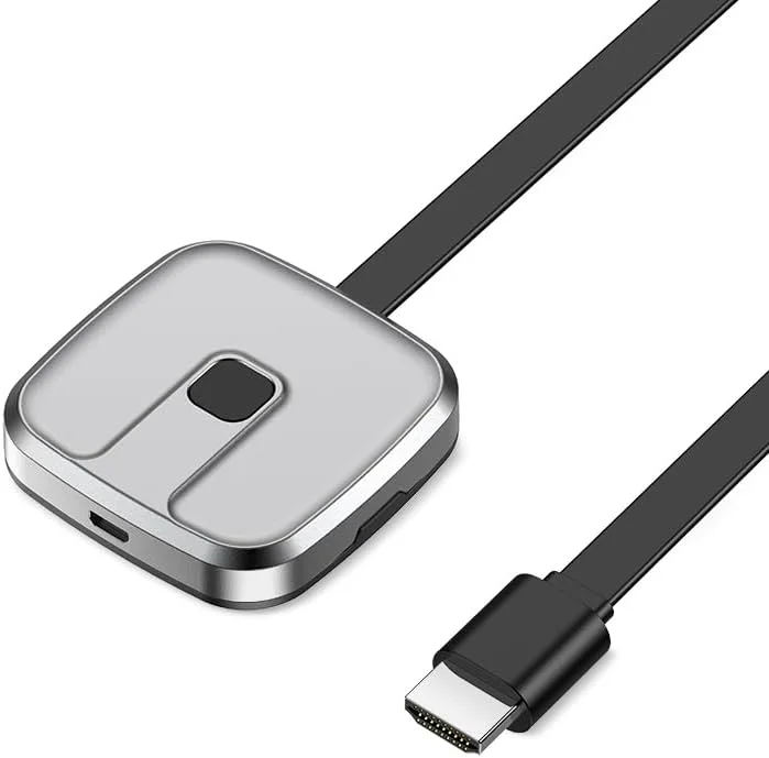 آداپتور دانگل نمایشگر HDMI بی‌سیم، فرستنده بی‌سیم، توسعه دهنده بی‌سیم HDMI ویدئو/صوتی/فایل رسانه ای استریم از لپ تاپ، کامپیوتر، تلفن هوشمند به پروژکتور مانیتور HDTV