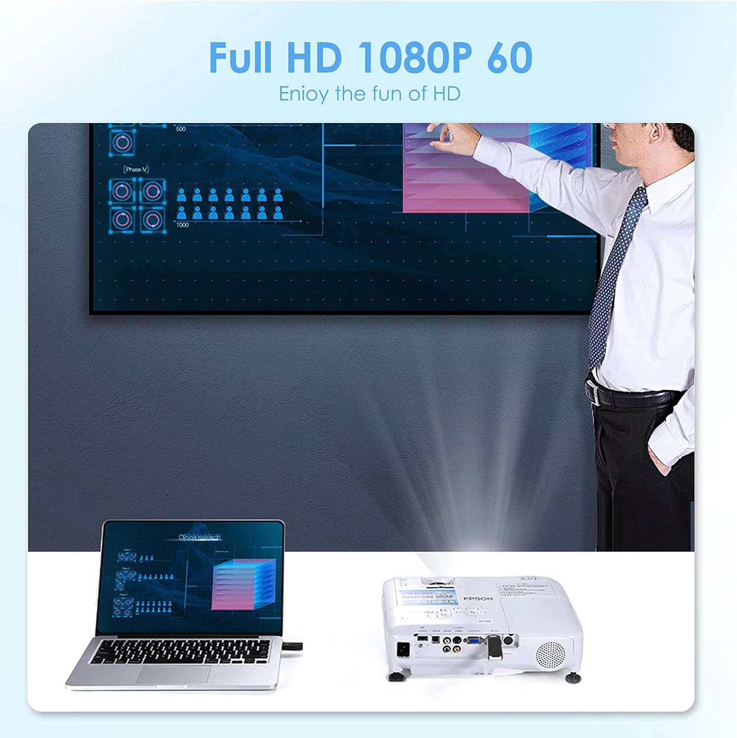 فرستنده و گیرنده HDMI بی‌سیم، Plug & Play، کیت مبدل توسعه دهنده آداپتور، پخش ویدئو و صدا از لپ تاپ، کامپیوتر، دوربین به مانیتور، پروژکتور، تلویزیون HD - ASKnano p2p