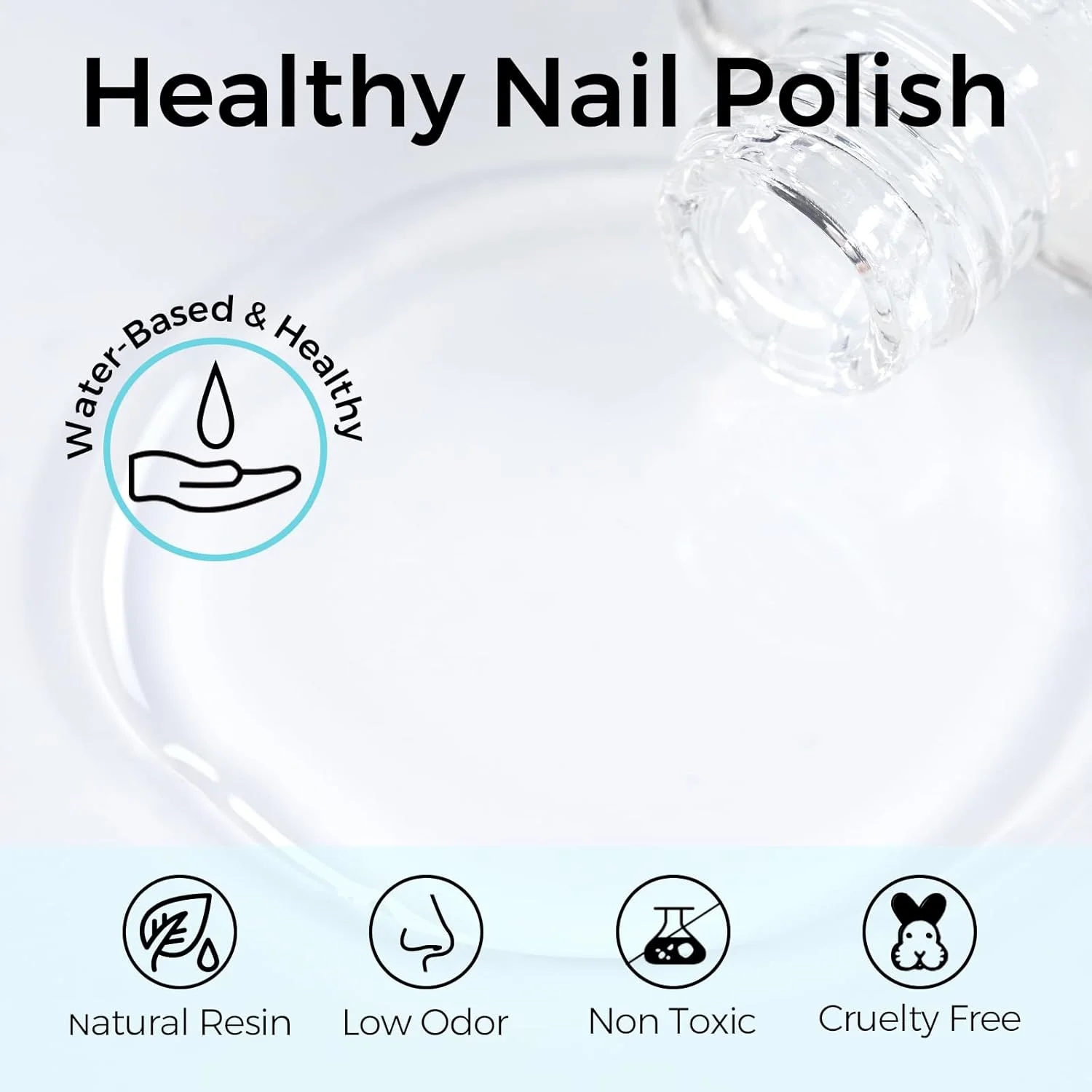 ست لاک ناخن تاپ کت و بیس کت تومیکا، لاک پایه شفاف 15 میلی لیتری، لاک ناخن تاپ کت براق، خشک شدن سریع و ماندگاری طولانی، محافظت از ناخن