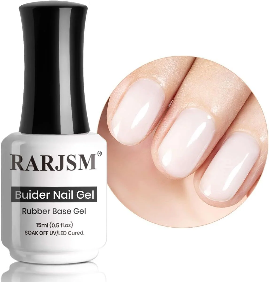 ژل بیس رابر شیری سفید RARJSM، ژل اکستنشن بیلدر سفید ملایم، لاک ژل بیس رابر 15 میلی لیتر سفید طبیعی تقویت کننده ناخن، خیساندن نیاز به 1 بطری برای سالن خانگی DIY ژل بیس رابر شیری سفید RARJSM، ژل اکستنشن بیلدر سفید ملایم، لاک ژل بیس رابر 15 میلی لیتر سفید طبیعی تقویت کننده ناخن، خیساندن نیاز به 1 بطری برای سالن خانگی DIY