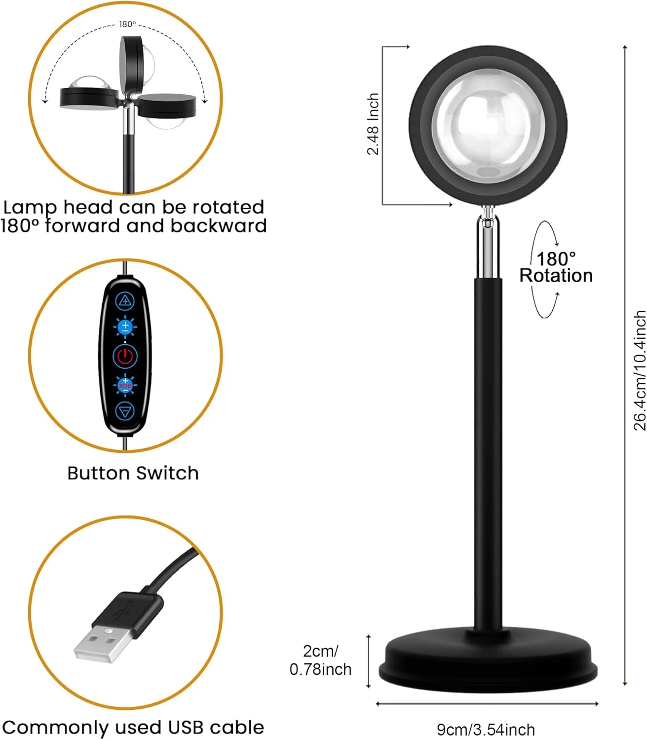 چراغ پروژکتور غروب خورشید Tsrarey، نه تنها 21 رنگ چراغ غروب، چرخش 180 درجه چراغ LED، دکمه فشاری و پروژکتور کنترل برنامه برای دکوراسیون اتاق خواب مهمانی چراغ پروژکتور غروب خورشید Tsrarey، نه تنها 21 رنگ چراغ غروب، چرخش 180 درجه چراغ LED، دکمه فشاری و پروژکتور کنترل برنامه برای دکوراسیون اتاق خواب مهمانی