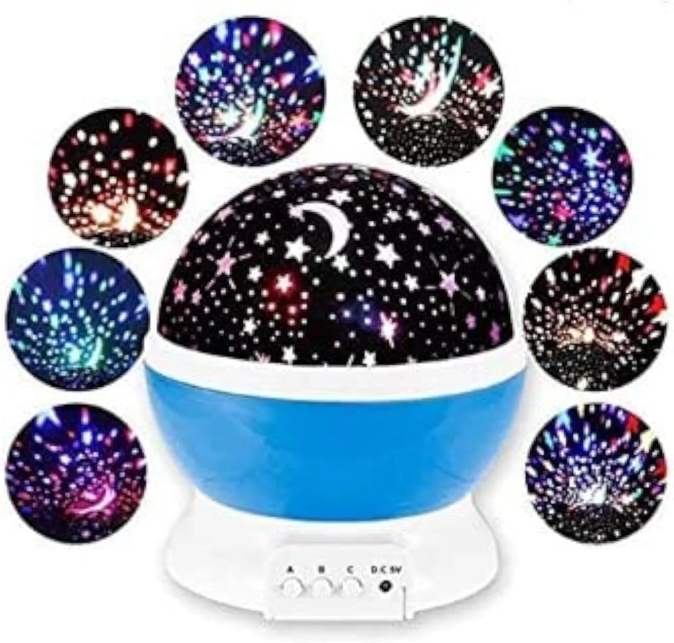 پروژکتور چراغ خواب کودکانه طرح آسمان پرستاره EZUK™، چراغ خواب رمانتیک، مناسب کودکان و نوزادان، دارای پورت USB و نور LED (چند رنگ، پلاستیکی، بسته 1 عددی) پروژکتور چراغ خواب کودکانه طرح آسمان پرستاره EZUK™، چراغ خواب رمانتیک، مناسب کودکان و نوزادان، دارای پورت USB و نور LED (چند رنگ، پلاستیکی، بسته 1 عددی)