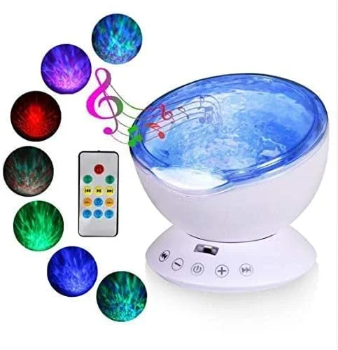 پروژکتور چراغ خواب LED طرح آسمان پرستاره و موج اقیانوس SKEIDO، لامپ جدید USB، نور شب فانتزی برای کودکان پروژکتور چراغ خواب LED طرح آسمان پرستاره و موج اقیانوس SKEIDO، لامپ جدید USB، نور شب فانتزی برای کودکان