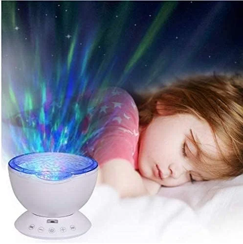 پروژکتور چراغ خواب LED طرح آسمان پرستاره و موج اقیانوس SKEIDO، لامپ جدید USB، نور شب فانتزی برای کودکان پروژکتور چراغ خواب LED طرح آسمان پرستاره و موج اقیانوس SKEIDO، لامپ جدید USB، نور شب فانتزی برای کودکان