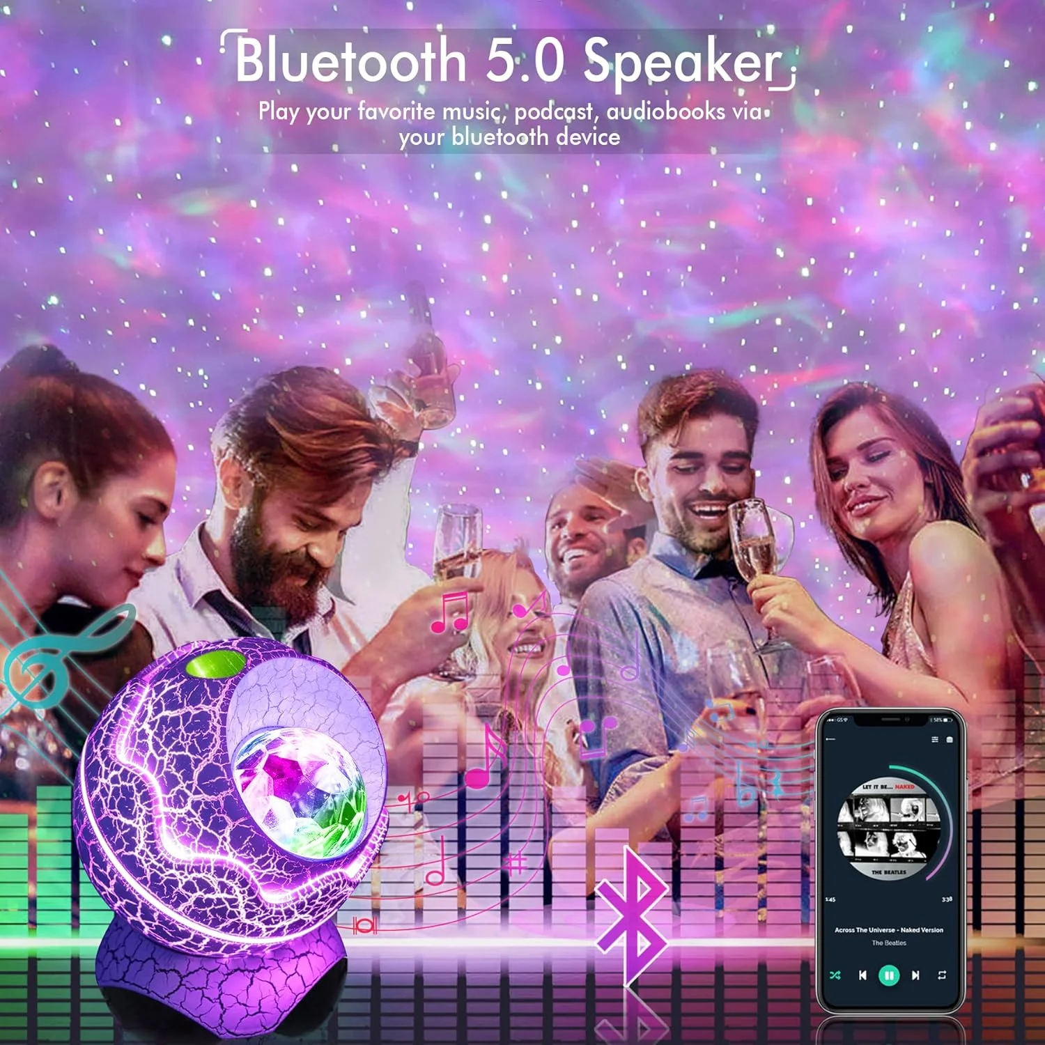 پروژکتور کهکشان رُزِتا، پروژکتور ستاره ای برای اتاق خواب، چراغ خواب برای اتاق کودک با نویز سفید، بلندگوی بلوتوث، تایمر و ریموت کنترل، دکور اتاق، هدیه برای دختران، پسران، بزرگسالان، کریسمس، تولد پروژکتور کهکشان رُزِتا، پروژکتور ستاره ای برای اتاق خواب، چراغ خواب برای اتاق کودک با نویز سفید، بلندگوی بلوتوث، تایمر و ریموت کنترل، دکور اتاق، هدیه برای دختران، پسران، بزرگسالان، کریسمس، تولد