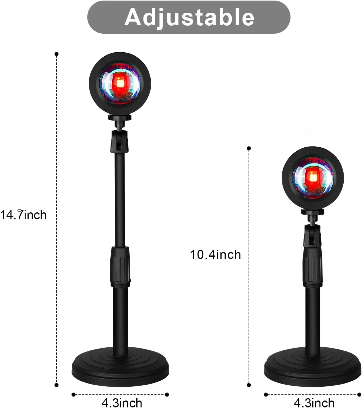 چراغ غروب آفتاب SkthDf، چراغ پروژکتور غروب رنگین کمانی 16 رنگ، چراغ های حالت پروژکتور غروب قابل تنظیم ارتفاع، چراغ شب ال ای دی چرخشی 360 درجه دکور خانه تیک تاک چراغ غروب آفتاب SkthDf، چراغ پروژکتور غروب رنگین کمانی 16 رنگ، چراغ های حالت پروژکتور غروب قابل تنظیم ارتفاع، چراغ شب ال ای دی چرخشی 360 درجه دکور خانه تیک تاک