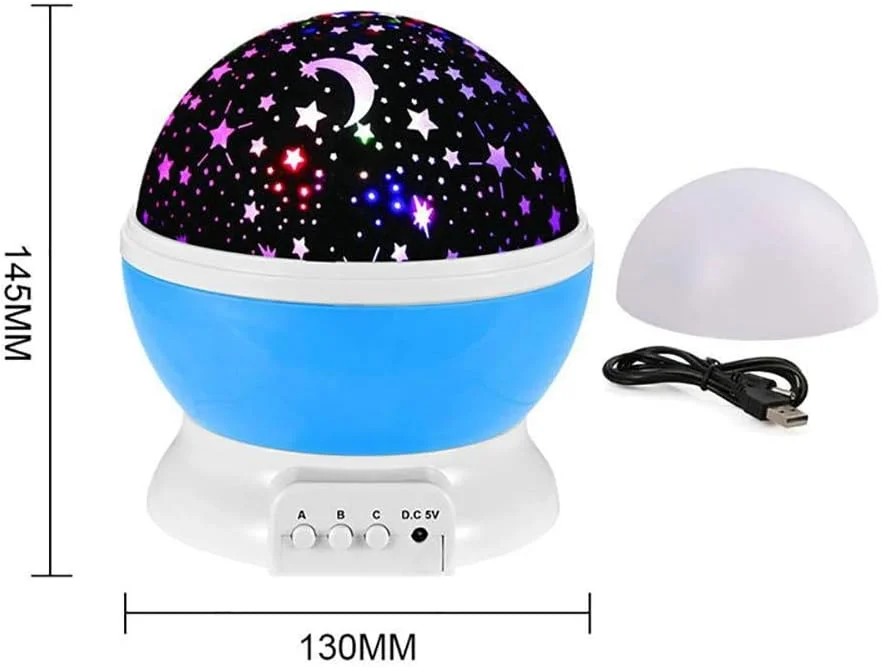 پروژکتور چراغ خواب چرخشی LED Star Master، چراغ خواب پروژکتوری ستاره ای آسمان پرستاره برای کودکان، نوزادان، خوابی آرام و رمانتیک، چراغ LED USB - مورد متنوع پروژکتور چراغ خواب چرخشی LED Star Master، چراغ خواب پروژکتوری ستاره ای آسمان پرستاره برای کودکان، نوزادان، خوابی آرام و رمانتیک، چراغ LED USB - مورد متنوع