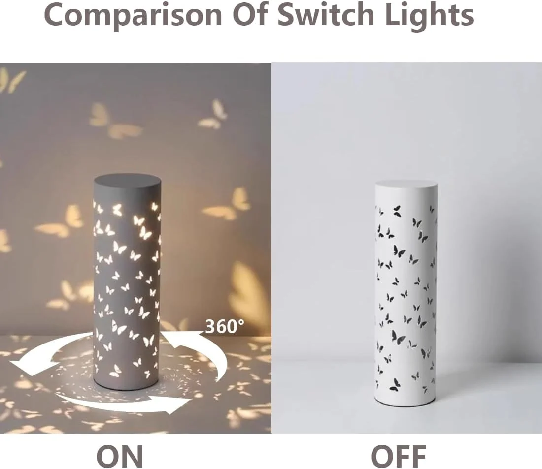 چراغ خواب کنار تختی با قابلیت چرخش، چراغ شب پروانهای LED برای اتاق خواب، اتاق نشیمن، چراغهای USB پروژکتوری گرادیانی Mariposas برای دکوراسیون منزل، هدیه دخترانه، ولنتاین، عید پاک، روز مادر، هدیه تولد چراغ خواب کنار تختی با قابلیت چرخش، چراغ شب پروانهای LED برای اتاق خواب، اتاق نشیمن، چراغهای USB پروژکتوری گرادیانی Mariposas برای دکوراسیون منزل، هدیه دخترانه، ولنتاین، عید پاک، روز مادر، هدیه تولد