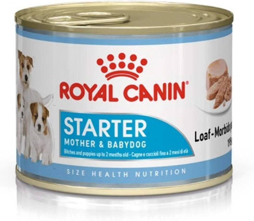 کنسرو غذای سگ رویال کنین استارتر موس، 12 عدد 195 گرمی کنسرو غذای سگ رویال کنین استارتر موس، 12 عدد 195 گرمی