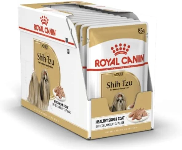 غذای مرطوب سگ نژاد شیتزو رویال کنین - بسته های پاکتی