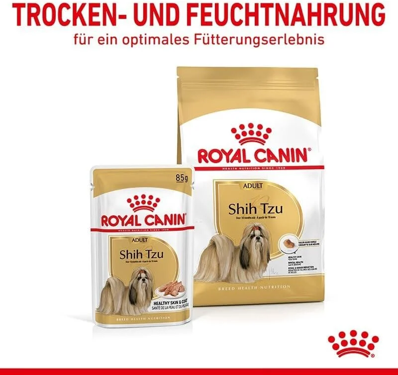 غذای مرطوب سگ بالغ نژاد شیتزو رویال کنین - 85 گرم