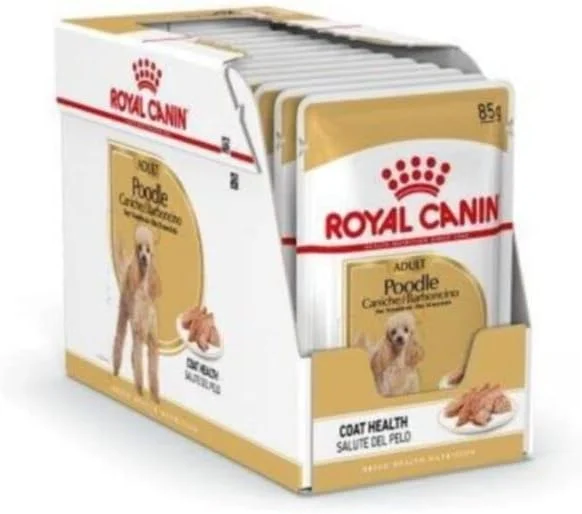غذای مرطوب سگ بالغ نژاد پودل رویال کنین (Royal Canin Bhn Poodle Adult) بسته 12 عددی 85 گرمی
