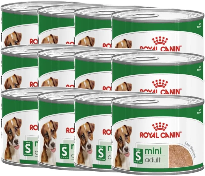 غذای تر سگ بالغ نژاد کوچک رویال کنین (کنسرو) 12 عدد 195 گرمی