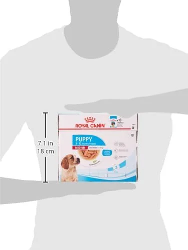 پوچ غذای مرطوب سگ رویال کنین SHN مدیوم پاپی، جعبه 10 عددی 140 گرمی، غذای سگ تغذیه سالم