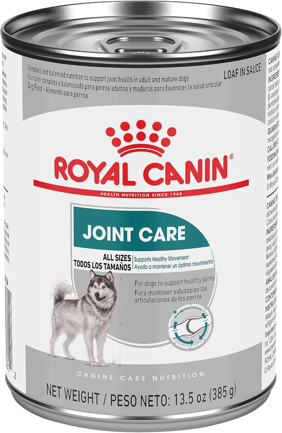 غذای مرطوب سگ رویال کنین مدل Large Joint Care Loaf in Sauce، قوطی 382 گرمی (12 عددی)