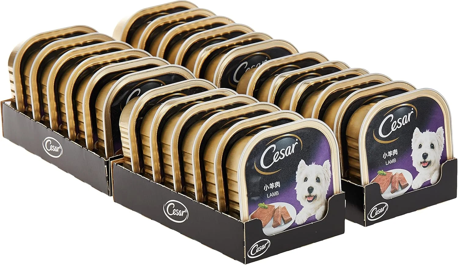 سزار WHISKAS با طعم ماهی تن، بسته اقتصادی ۱۰۰ گرمی (بسته ۲۴ عددی)