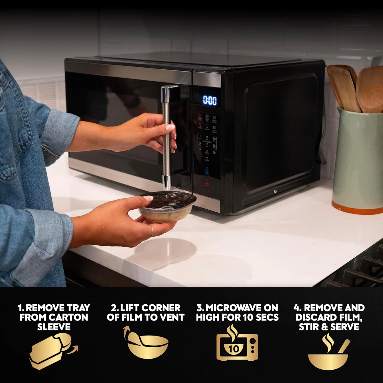 غذای مرطوب سگ سزار Warm Bowls، طعم های مختلف: مرغ و گوشت گاو؛ و غذاهای مرغ، سینی های 76 گرمی (6 عدد، بسته 1 عددی)