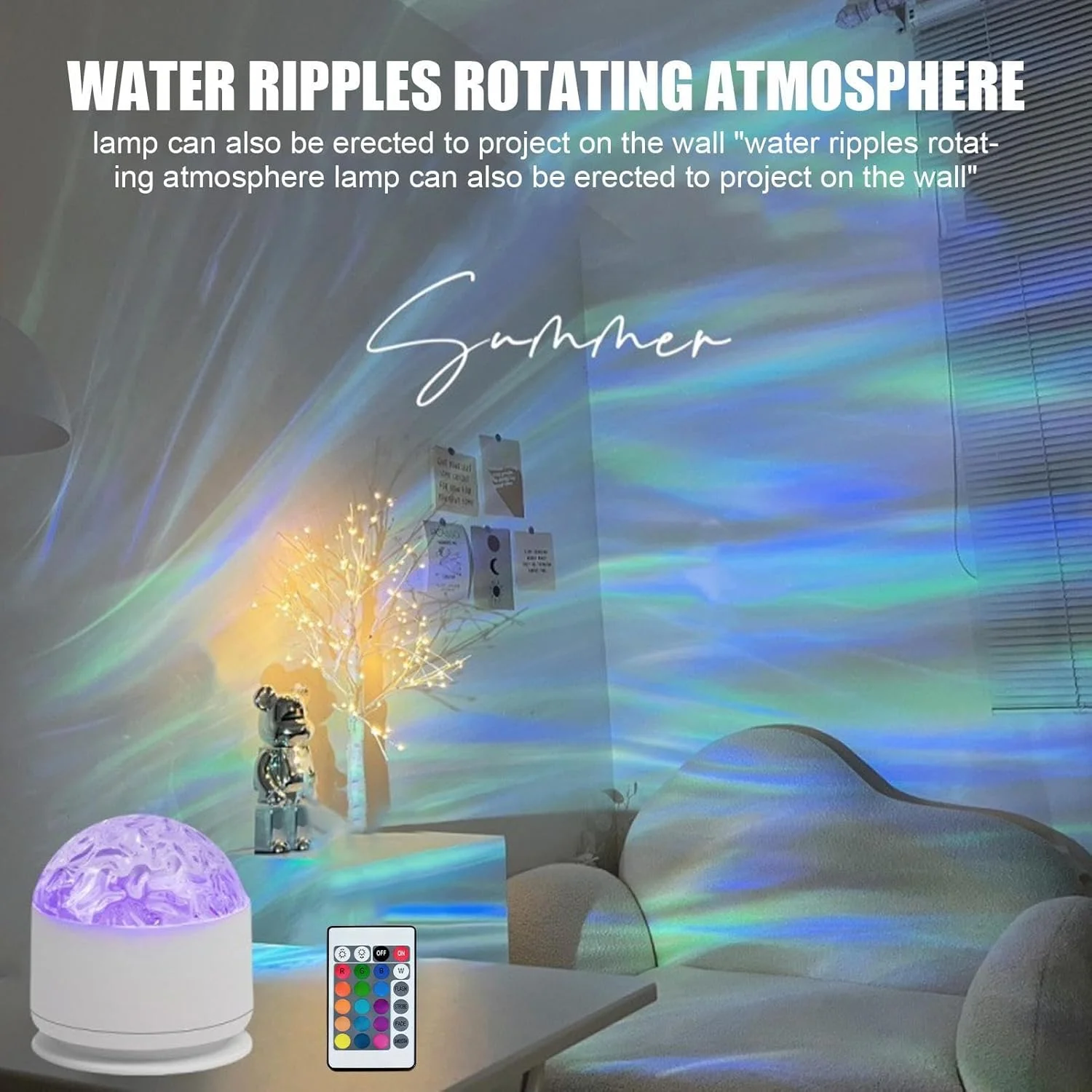 پروژکتور سقفی نور شمالی - چراغ خواب اتاق کودک | پروژکتور LED چراغ های شب با کنترل از راه دور برای اتاق خواب، برای کودکان و بزرگسالان پروژکتور سقفی نور شمالی - چراغ خواب اتاق کودک | پروژکتور LED چراغ های شب با کنترل از راه دور برای اتاق خواب، برای کودکان و بزرگسالان