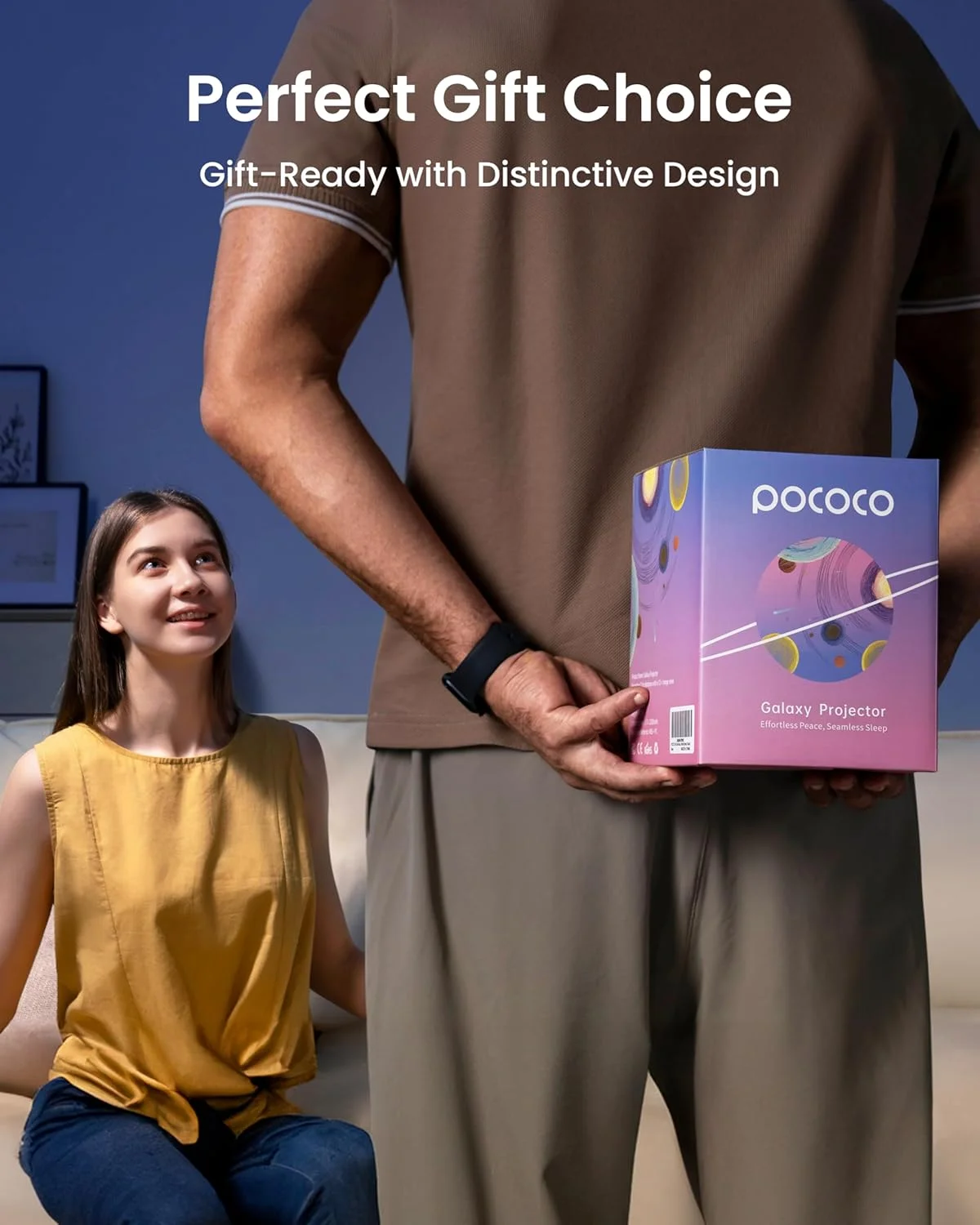 پروژکتور ستاره ای POCOCO Galaxy Lite، پروژکتور آسمان پرستاره، چراغ خواب سیاره ای خانگی، دکوراسیون اتاق کودک، پروژکتور کهکشانی برای مهمانی، هدیه تولد، کریسمس (سفید) پروژکتور ستاره ای POCOCO Galaxy Lite، پروژکتور آسمان پرستاره، چراغ خواب سیاره ای خانگی، دکوراسیون اتاق کودک، پروژکتور کهکشانی برای مهمانی، هدیه تولد، کریسمس (سفید)