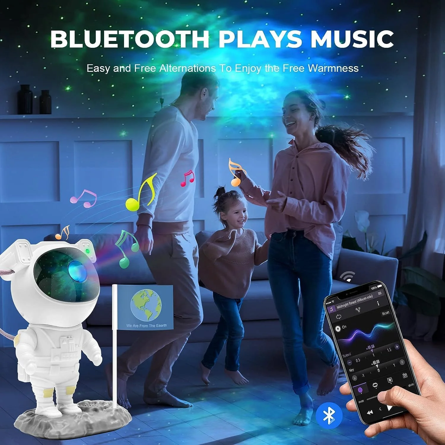 پروژکتور جدید فضانورد کهکشانی LUXONIC 2023، چراغ خواب با بلندگوی بلوتوث، سه حالت پخش، طراحی قابل تنظیم 360 درجه، کنترل از راه دور و تایمر، پروژکتور ستاره ای برای کودکان و بزرگسالان، اتاق خواب پروژکتور جدید فضانورد کهکشانی LUXONIC 2023، چراغ خواب با بلندگوی بلوتوث، سه حالت پخش، طراحی قابل تنظیم 360 درجه، کنترل از راه دور و تایمر، پروژکتور ستاره ای برای کودکان و بزرگسالان، اتاق خواب