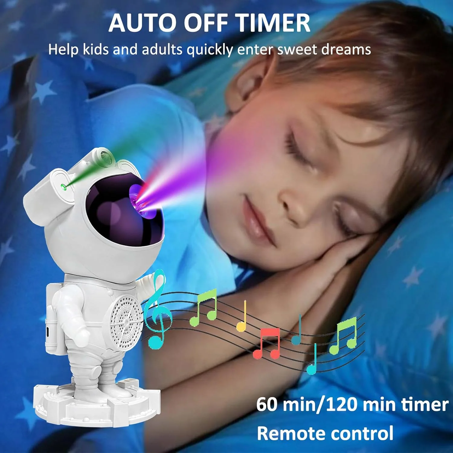 پروژکتور کهکشانی فضانورد MEIBEST - چراغ خواب پروژکتور ستاره ای برای اتاق خواب با تایمر، بلندگوی بلوتوث، دکوراسیون زیبای اتاق کودک، برای کریسمس، هدایای تولد پروژکتور کهکشانی فضانورد MEIBEST - چراغ خواب پروژکتور ستاره ای برای اتاق خواب با تایمر، بلندگوی بلوتوث، دکوراسیون زیبای اتاق کودک، برای کریسمس، هدایای تولد