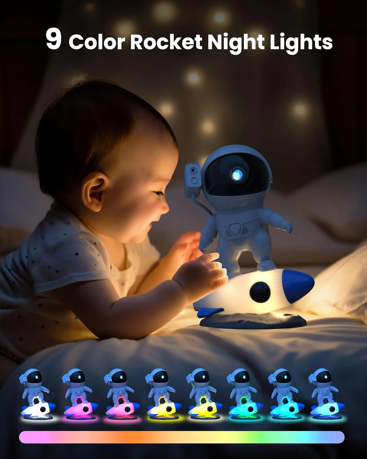 پروژکتور سیارهنمای فضانورد HD مرت تورم، پروژکتور کهکشان برای اتاق خواب، دارای 13 دیسک فیلم قابل تعویض HD و لنز فوکوس قابل تنظیم، چراغ خواب موشکی، چراغ سقفی تایمر دار پروژکتور سیارهنمای فضانورد HD مرت تورم، پروژکتور کهکشان برای اتاق خواب، دارای 13 دیسک فیلم قابل تعویض HD و لنز فوکوس قابل تنظیم، چراغ خواب موشکی، چراغ سقفی تایمر دار